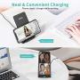 CHOETECH Wireless Charger (2 Pack),Qi-Certified 10W Max Fast Wireless Charging Pad Stand Bundle Compatible with iPhone 12/12 Pro/SE /11/11 Pro/11Pro Max/XS, Galaxy S20+/S10/Note 10, AirPods Pro