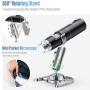 Wireless Digital Microscope, Skybasic 50X to 1000X WiFi Handheld Zoom Magnification Endoscope Camera Magnifier 1080P FHD 2.0 MP 8 LED Compatible with Android and iOS Smartphone or Tablet, Windows Mac