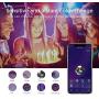 TECKIN LED Smart Bulb Alexa Light Bulbs, RGB Dimmable Multicolor Bulbs E27 A19 60W Equivalent, Compatible with Alexa, Google Home and IFTTT, Cold and Warm Light 2800K-6000K, Wifi Control Bulb (4 Packs