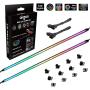 NEON RGB LED Strip for PC, RGB LED Strip for 12V 4-Pin RGB LED headers, Compatible with ASUS Aura RGB, MSI Mystic Light, ASROCK Aura RGB Motherboard, Come with 12pcs Strong Magnetic Brackets