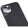 Mous - Protective Case for iPhone 12 Pro Max - Limitless 3.0 - Black Leather - No Screen Protector