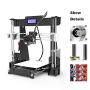 Anet A8 3D Printer, Self-Assembly 0.4mm Nozzle Aluminium Alloy Hotbed 2004 LCD Desktop 3D Printer Reprap i3 with Tools, 8G SD Card, 10m Filaments