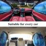 ZATOOTO Car Side Window Sun Shades - Front Rear 4 pcs Magnetic Privacy SunShades Ocean Underwater World Pattern Design SUV Windshield Cool Curtain for Baby Kids