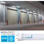 Hyperikon T8 2 Foot LED Tube, T10 T12 25 Watt Replacement (8W), Dual Ended, Frosted Lens, UL, Crystal White, 24 Pack