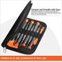 TEKPREM 10 in 1 Torx Screwdriver Set with T4 T5 T6 T8 T9 T10 Torx Security Set,Small Precision Torx Repair Kit for Apple,Macbook,Mac mini,Xbox one Xbox360 Controller,PS3,PS4,Computer and Pocket Knives