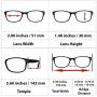 Reading Glasses - Readers with Comfort Spring Hinges for Men and Women by TruVision Readers - 9505HP