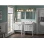 Kohler K-2660-1-0 Vitreous china Above counter Rectangular Bathroom Sink, 25.512 x 20.472 x 9.843 inches, White