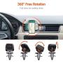 TORRAS Magnetic Car Phone Holder Mount for Air Vent [6 Strong Built-in Magnets] Anti-Shake Cell Phone Vent Mount Cradle Compatible with iPhone 11 pro max X, Samsung S20+ S10 & All Smartphones