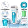 Electric Callus Remover for feet, Rechargeable Foot File Hard Skin Remover, Waterproof 13 in 1 Pedicure Tools kit for Cracked Heels Calluses and Dead Skin, with 3 Roller Heads 2 Speed, Battery Display