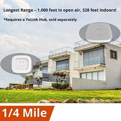 Smart Water Leak Sensor 3 Pack, YoLink 1/4 Mile Worlds Longest Range Wireless Water Sensor Works with Alexa IFTTT, Water Leak Detector with App Notifications, Remote Monitoring - YoLink Hub Required