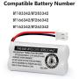 GEILIENERGY Replacement Battery BT166342 / BT266342 BT183342/BT283342 BT166342/BT266342 Compatible for Vtech AT&T Cordless Telephones CS6114 CS6419 CS6719 EL52300 CL80111(Pack of 3)