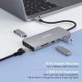 Lasuney Triple Display 12 in 1 USB C Docking Station Dock with 2 HDMI & VGA, PD3.0, Ethernet, SD TF Card Reader, 4 USB Port, Mic/Audio, Type C Adapter Hub Compatible for MacBook Air Pro and More