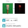 KMC 16AWG Power Outdoor Extension Cord with Light, Bright Orange Extension Cord - 50 Feet