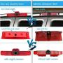 Navinio Super HD 1280720 Pixels Car Third Roof Top Mount Brake Lamp Camera Brake Light Rear View Backup Camera for Chevrolet Express GMC Savana Vans Exporer Vans Cargo Reverse Parking Camera