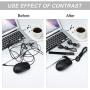 100 PCS cable ties reusable fastening wire organizer cord rope holder, strip wire management, cable organizing for computer/PC/laptop/TV/electronic equipment, 7 inch black nylon.