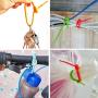 Reusable Silicone Cable Twist Ties Organizer Perfect for Cord Management, Electronics Wire Strips, Kitchen, Garden Rubber Wraps and Gear Zip Tie Straps (7 inches, Non-Velcro) 30-Pack - Blue