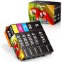SEOKOK Remanufactured Ink Cartridge Replacement for Epson 410XL 410 XL T410XL to use with Expression XP-630 XP-7100 XP-830 XP-640 XP-530 XP-635 (Black, Cyan, Magenta, Yellow, Photo Black) 5 Pack
