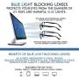 Computer Glasses Set of 2 Anti Glare Anti Reflection Stylish Comfortable Spring Hinge Frames for Men and Women