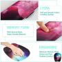 Anyshock Keyboard Wrist Rest Set and Ergonomic Mouse Pad with Wrist Support Memory Foam Filled Non Slip Durable Comfortable Lightweight Wrist Pad for Easy Typing & Pain Relief (Aurora)