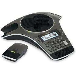 VTech VCS702 ErisStation DECT 6.0 Conference Phone with Two Wireless Mics using Orbitlink Wireless Technology
