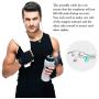 18 Pieces Magnetic Cable Ties Silicone Cord Winder Magnetic Cable Clips Headphone Cables USB Charging Cords Hanging Holding Keychain Stuff Reusable Twist Ties for Cord Wraps, Home, School, Office