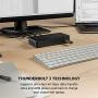 Belkin Thunderbolt 3 Dock Plus w/ 2.6ft Thunderbolt 3 Cable (Thunderbolt Dock for macOS and Windows) Dual 4K @60Hz, 40Gbps Transfer Speeds, 60W Upstream Charging