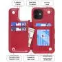 Arae Compatible with Case iPhone 12 and iPhone 12 Pro - Wallet Case with PU Leather Card Pockets Back Flip Cover for iPhone 12/12 Pro 6.1 inch - Wine red Arae Compatible with Case iPhone 12 and iPhone 12 Pro - Wallet Case with PU Leather Card Pockets Back Flip Cover for iPhone 12/12 Pro 6.1 inch - Wine red