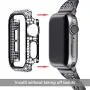 Fullife Compatible with Apple Watch Case, Bling Cases Replacement for Apple Watch 38mm 40mm 42mm 44mm Protective Bumper Compatible with Apple Watch Series 5 4 3 2 1, 38mm-Black Fullife Compatible with Apple Watch Case, Bling Cases Replacement for Apple Watch 38mm 40mm 42mm 44mm Protective Bumper Compatible with Apple Watch Series 5 4 3 2 1, 38mm-Black