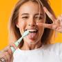 Electric Tongue Cleaner,Uniharpa Vibrating Tongue Scraper for Fresher Breath in Seconds Made by Soft Silicone (Blue）