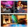 OOCOME Halloween Christmas Window Projector, Holographic Projection with Tripod, Christmas Halloween Window Projector with 12 Movies, Outdoor Garden Decoration for Halloween/Christmas