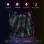 BTF-LIGHTING WS2812B RGB 2427SMD Individually Addressable Digital 22x22 484 Pixels 6.3in x 6.3in LED Matrix Flexible FPCB Dream Full Color Works with K-1000C Controller Image Video Text Display DC5V