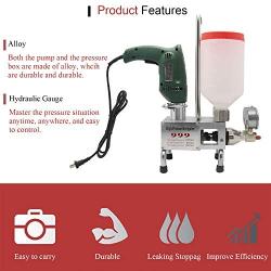 BAOSHISHAN Double Liquid Type High-Pressure Floor Grouting Machine for Concrete Cracks Leakage Repair Pump Machine (110V)