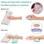 Gimars Superfine Fiber Widen Memory Foam Set Nonslip Mouse Pad Wrist Support & Keyboard Wrist Rest Support for Office, Computer, Laptop & Mac & Comfortable & Lightweight for Easy Typing & Pain Relief