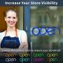 LED Neon Open Sign Light for Business with ON & Off Switch - Lightweight & Energy Efficient for Restaurants Offices Retail Shops Window Storefronts - Blue