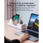 Hagibis Charging Station 3 in 1Charging Stand Dock for Apple Watch Airpods iPhone Universal Desk Stand Compatible for AirPods 1/2 Apple Watch Series 4/3/2/1 and iPhone 11/Xs/X Max/XR/X/8/7/6 Plus