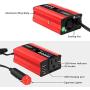 FIXMSV Car Power Inverter 200W DC 12V to AC 110V Converter Double USB Port Charger (200W) ac dc Converter