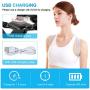 socathey Back Posture Corrector with Sensor Vibration Reminder, Smart Posture Corrector for Adults & Teens & Kids, Adjustable Intelligent Posture Trainer Improves Humpback - Gray (L)