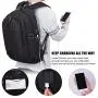 Travel Laptop Backpack Water Resistant Anti-Theft Bag with USB Charging Port and Lock 14/15.6 Inch Computer Business Backpacks for Women Men College School Student Gift,Bookbag Casual Hiking Daypack