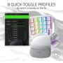 Razer Tartarus Pro Gaming Keypad: Analog-Optical Key Switches - 32 Programmable Keys - Customizable Chroma RGB Lighting - Programmable Macros - Variable Key Press Pressure Sensitivity - Mercury White