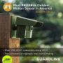 Guardline Wireless Driveway Alarm Outdoor Weather Resistant Motion Sensor & Detector- Best DIY Security Alert System (one Receiver + one Sensor)
