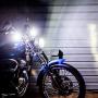 Eagle Lights Generation II Front LED Turn Signals with White Running Lights for Harley Davidson Motorcycles, 2-Inch Bullet Style Turn Signals