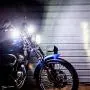 Eagle Lights Generation II Front LED Turn Signals with White Running Lights for Harley Davidson Motorcycles, 2-Inch Bullet Style Turn Signals