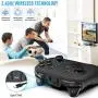 Forty4 Wireless Gaming Controller, Dual-Vibration Joystick Gamepad Computer Game Controller for PC Windows 7/8/10, PS3, Switch- Black