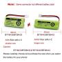 BT18433 BT28433 BT184342 BT284342 BT183348 BT283348 BT-1011 Replacement Battery Compatible for Vtech Phone CS6209 CS6219 CS6229 DS6151 89-1330-01-00 CPH-515D(Pack of 3)