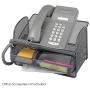 Safco Products 2160BL Onyx Mesh Telephone Stand With Drawer, Black
