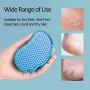 Foot Files Callus Scrubber Remover for Dead Skin Cracked Dry Wet,Pedicure Exfoliator to Remove Dead Hard Skin,Professional Foot File Rasp,Foot Scrub Care Tool (Blue)