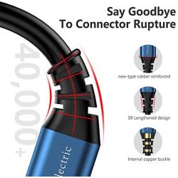 iPhone Charger 10 ft,3-Pack Extra Long Lightning Cable, MFi-Certified iPhone Charger Cable 10 Foot Charging Cord for iPhone 12 11 Pro X XS Max XR/8 Plus/7 Plus/6/6s Plus/5s /5c/iPad Mini Air(Blue)