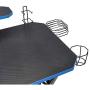 Amazon Basics Gaming Computer Desk with Storage for Controller, Headphone & Speaker - Blue