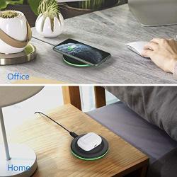 Yootech [2 Pack] Wireless Charger,Qi-Certified 10W Max Fast Wireless Charging Pad Compatible with iPhone 12/12 Mini/12 Pro Max/SE 2020/11 Pro Max, Samsung Galaxy S21/Note 10,AirPods Pro(No AC Adapter)