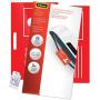 Fellowes 52033 Laminating Pouches, 5mil, 3 7/8 x 2 5/8, ID Size (Pack of 25)